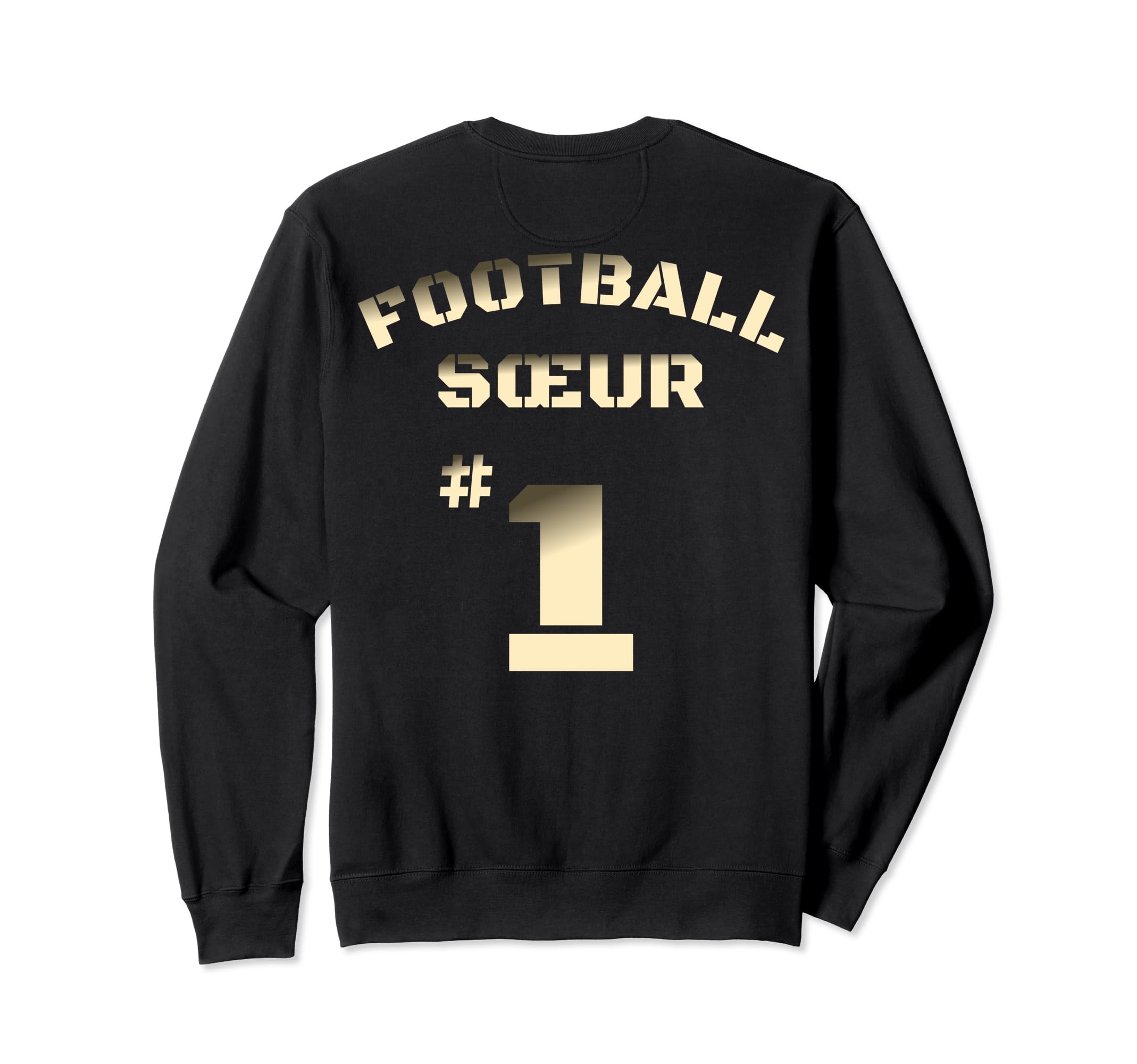 French Football Sister Sweatshirt - Fun Novelty Design for Adults