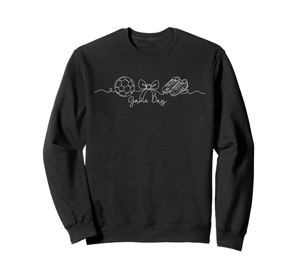 Game Day Soccer Fan Soccer Mom Mommy Sweatshirt - Unique Graphic Men Women