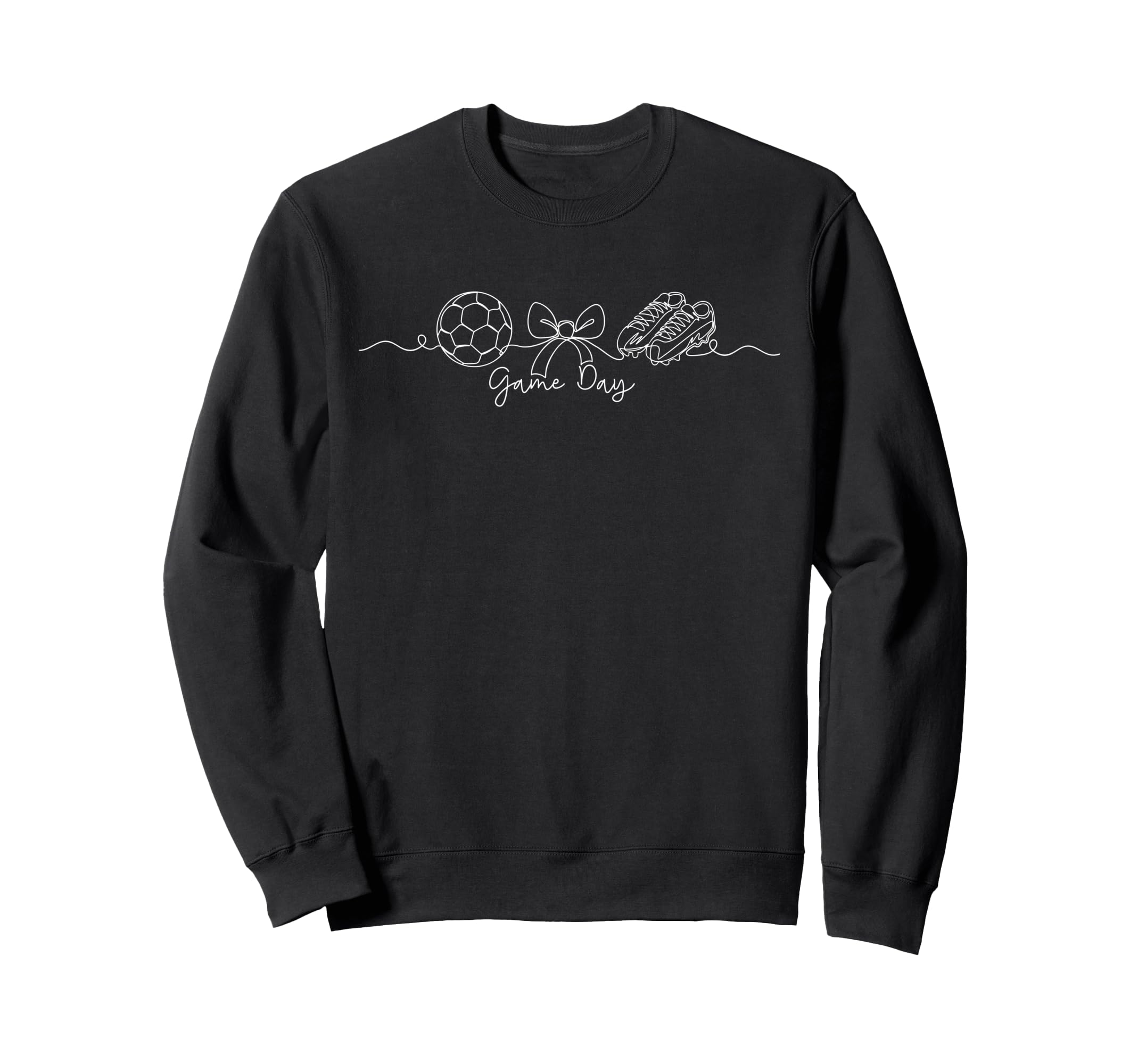 Game Day Soccer Fan Soccer Mom Mommy Sweatshirt - Unique Graphic Men Women