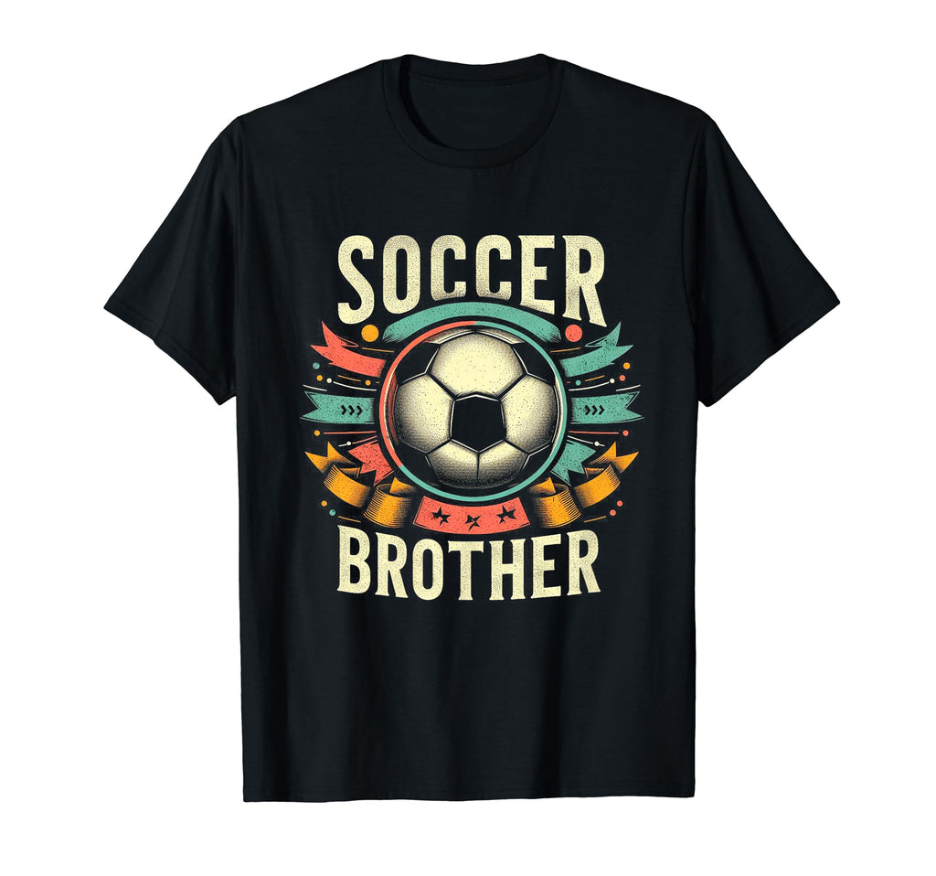 Soccer Brother Family Matching Team T-Shirt - Fun Novelty Design Unisex