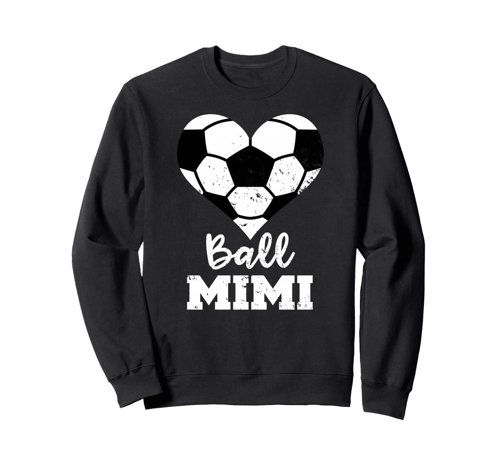 Ball Mimi Funny Soccer Heart Sweatshirt - Custom Art Print Unisex