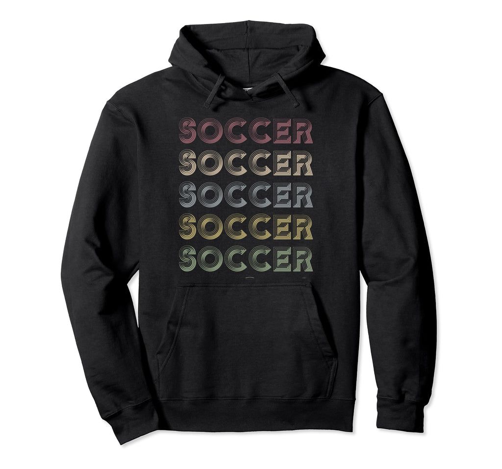 Soccer Repetitive Player Hoodie - Casual Everyday Wear Men Women