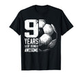 9Th Birthday Soccer Player Football T-Shirt - Aesthetic Graphic for Adults