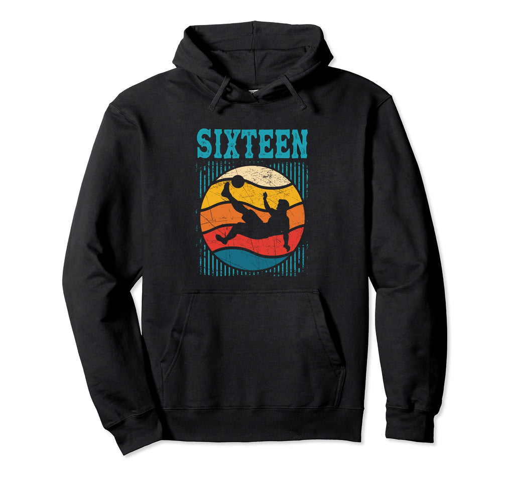16Th Birthday Soccer 16 Years Old Hoodie - Graphic Print Men Women