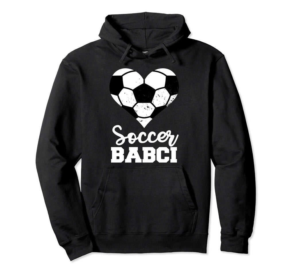 Soccer Babci Funny Soccer Heart Hoodie - Aesthetic Graphic Men Women