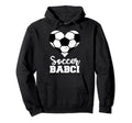 Soccer Babci Funny Soccer Heart Hoodie - Aesthetic Graphic Men Women