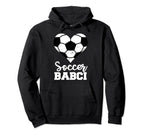 Soccer Babci Funny Soccer Heart Hoodie - Aesthetic Graphic Men Women