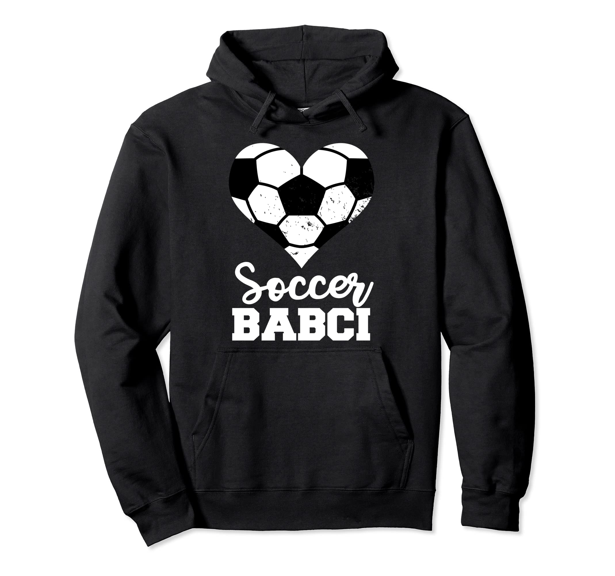 Soccer Babci Funny Soccer Heart Hoodie - Aesthetic Graphic Men Women