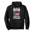 Funny Hockey Goalkeeper Mom Ice Hockey Hoodie - Graphic Print Men Women
