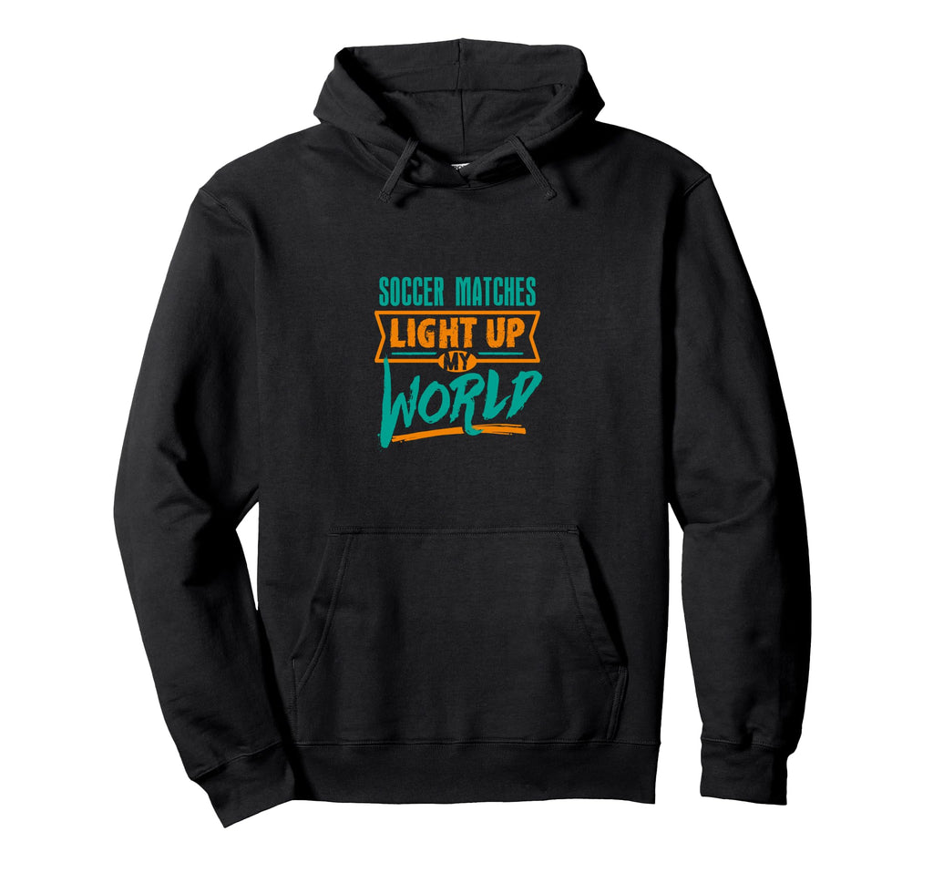 Soccer Team Goalie Soccer Ball Game Hoodie - Fun Novelty Design for Adults