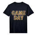 Mens Womens Game Day Leopard Football T-Shirt - Streetwear Style Men Women