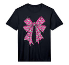 Soccer Ball Coquette Bow Soccer Mom T-Shirt - Graphic Print for Adults
