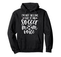 Im Not Yelling This Is My Soccer Mom Hoodie - Novelty Apparel for Adults