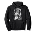 Favorite Ice Hockey Goalie Dad Hoodie - Casual Everyday Wear for Adults