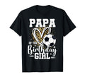Papa Birthday Soccer Ball Papa Leopard T-Shirt - Unique Graphic Men Women