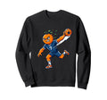 Watermelon Soccer Player Number 7 Sweatshirt - Custom Art Print for Adults