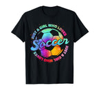 Just Who Loves Soccer Football Gift T-Shirt - Minimalist Print for Adults