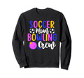 Soccer Mom Bowling Crew Group Sweatshirt - Graphic Print for Adults