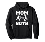 Mom Both Funny Soccer Karate Mom Hoodie - Fun Novelty Design for Adults