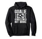 Soccer Goalie Dad Definition Dad Soccer Hoodie - Custom Art Print Unisex