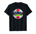 Japanese Flag Soccer Stadium Inside T-Shirt - Fun Novelty Design Men Women