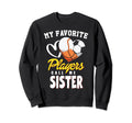 My Favorite Players Baseball Soccer Sweatshirt - Graphic Print for Adults