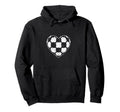 Soccer Ball Heart Panels Shape Sports Hoodie - Fun Novelty Design Unisex