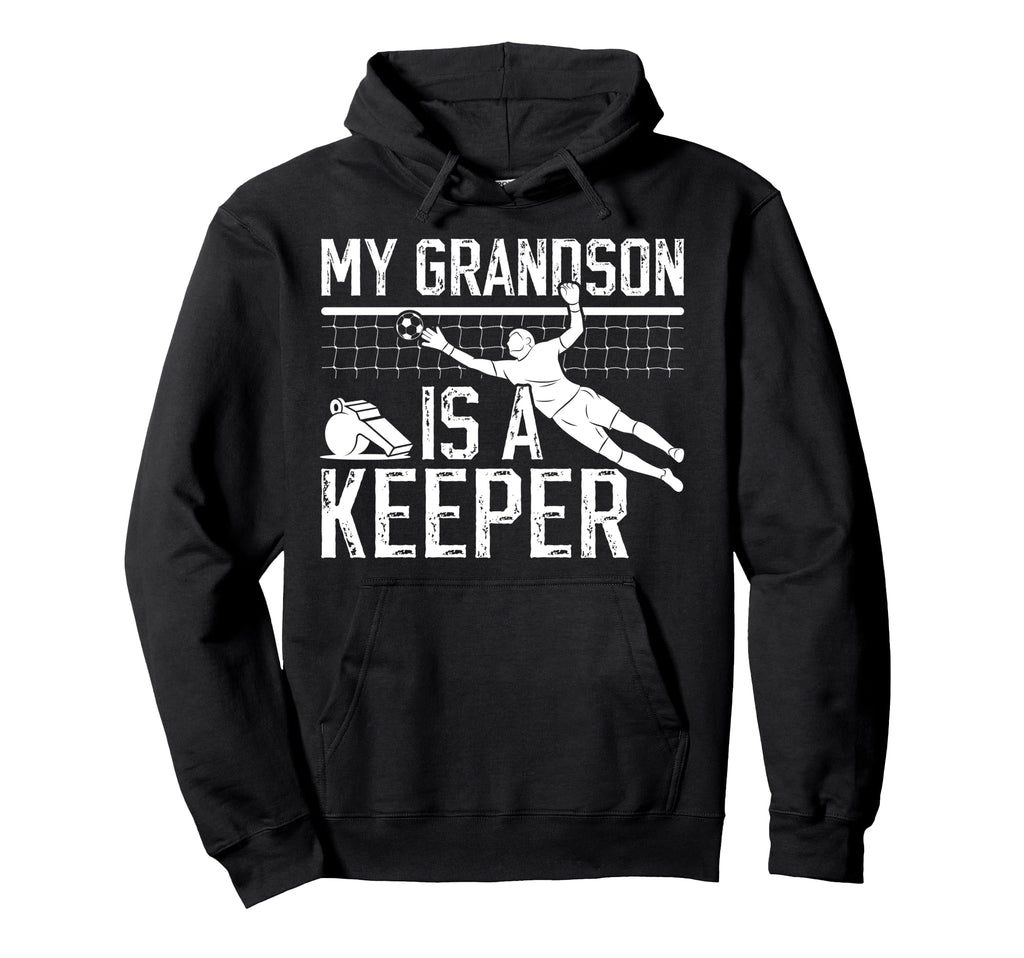 Proud Soccer Keeper Pop Pop Grandpa Hoodie - Trendy Graphic Men Women