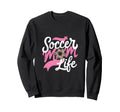 Soccer Mom Life Leopard Mama Sweatshirt - Aesthetic Graphic Men Women