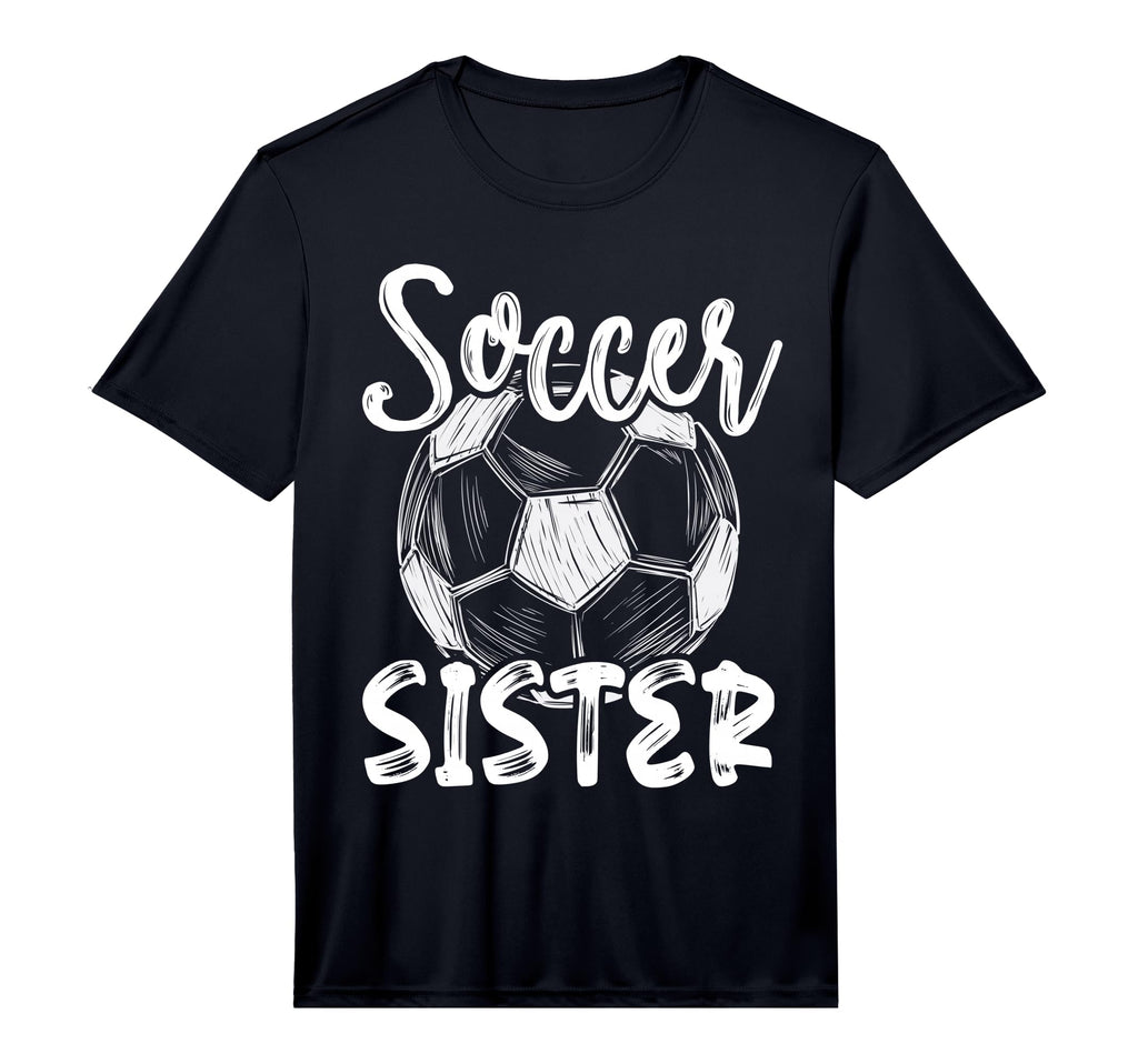Soccer Sister Family Matching Team T-Shirt - Fun Novelty Design Unisex