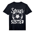 Soccer Sister Family Matching Team T-Shirt - Fun Novelty Design Unisex