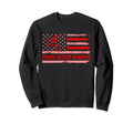 Proud Soccer Grandpa Usa Flag Family Sweatshirt - Novelty Apparel Unisex