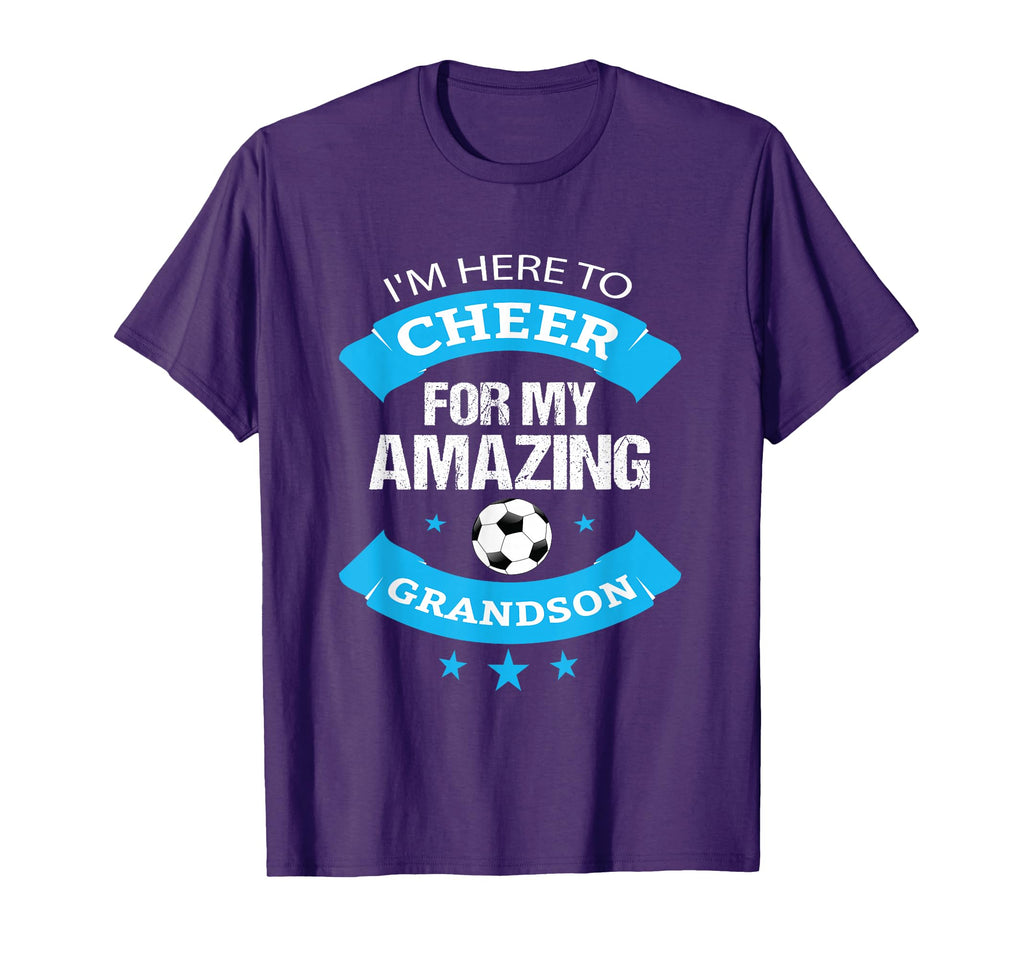 Grandma Or Grandpa Proud Soccer T-Shirt - Trendy Graphic Unisex