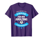 Grandma Or Grandpa Proud Soccer T-Shirt - Trendy Graphic Unisex