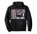 Funny Soccer Art Soccer Lover Soccer Player Hoodie - Novelty Apparel Unisex