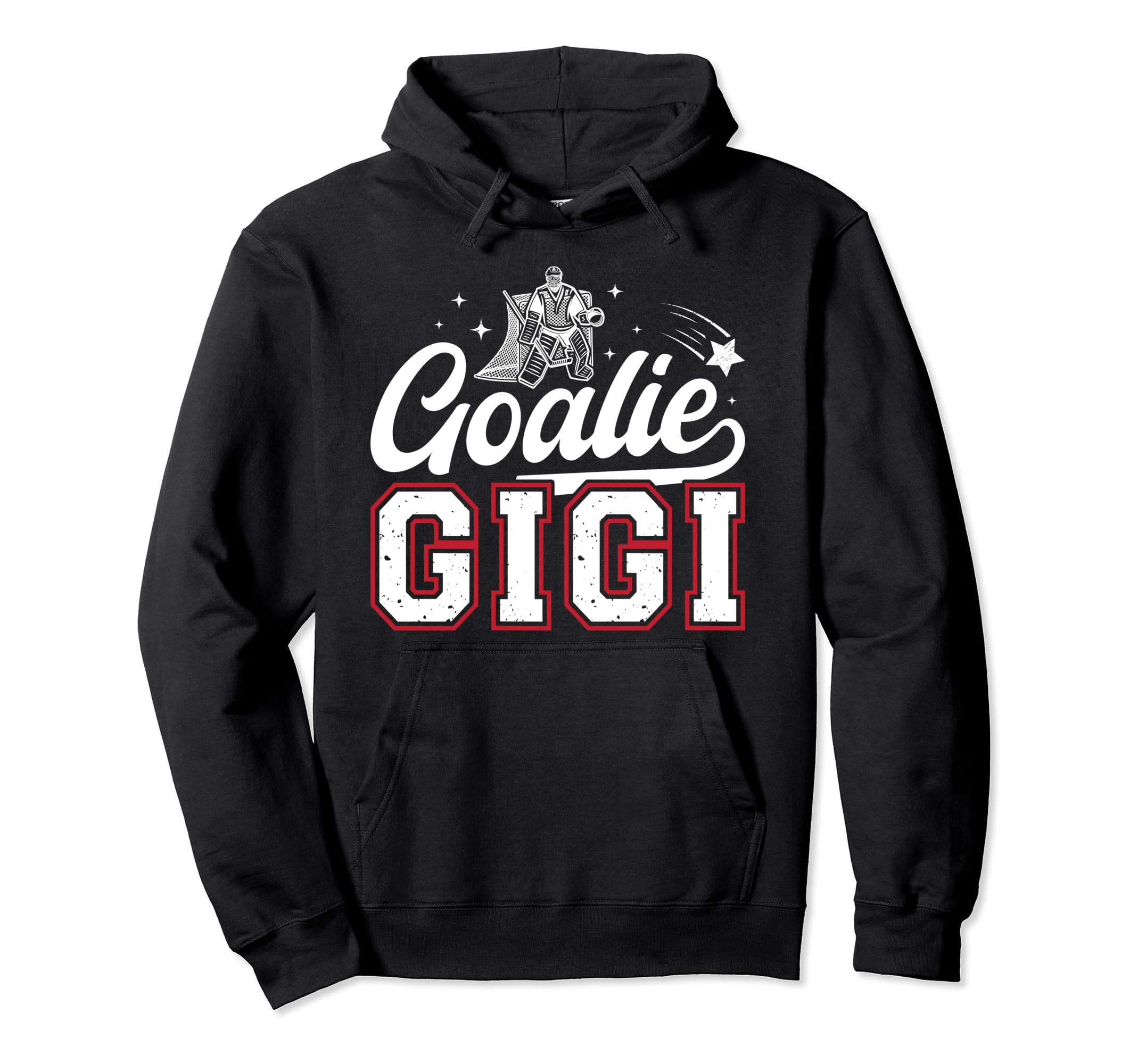 Ice Hockey Goalie Gigi Ice Hockey Hoodie - Casual Everyday Wear Men Women