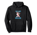 Who Loves Soccer Funny Sport Hoodie - Aesthetic Graphic Men Women