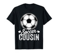 Funny Soccer Cousin Mothers Day T-Shirt - Aesthetic Graphic Unisex