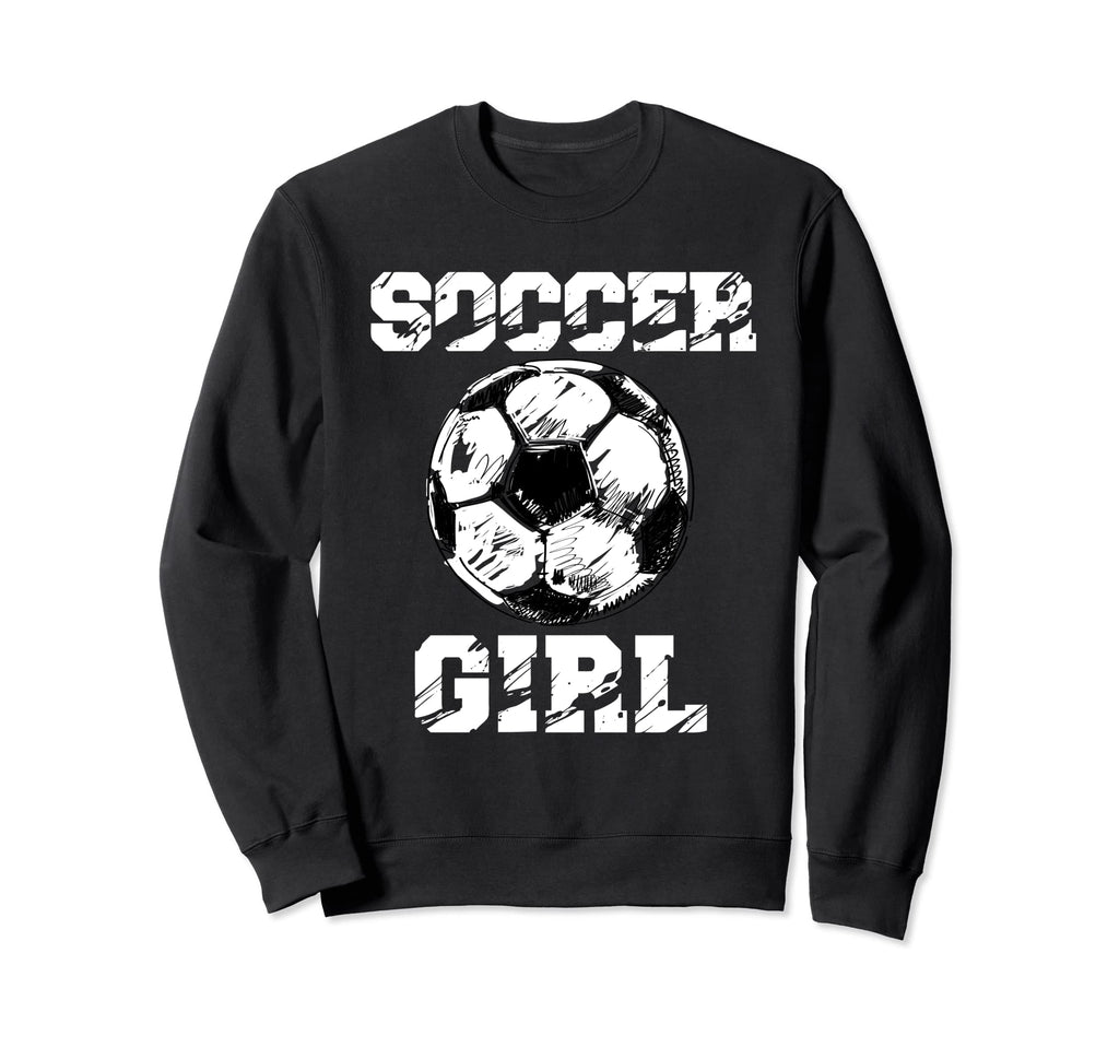 Soccer Funny Soccer Player Sweatshirt - Graphic Print for Adults