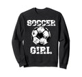 Soccer Funny Soccer Player Sweatshirt - Graphic Print for Adults