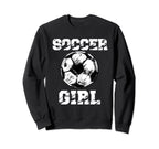 Soccer Funny Soccer Player Sweatshirt - Graphic Print for Adults