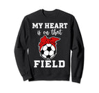 Leopard My Heart Is That Sweatshirt - Casual Everyday Wear for Adults