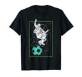 Soccer Astronaut Goalkeeper Sport T-Shirt - Custom Art Print for Adults