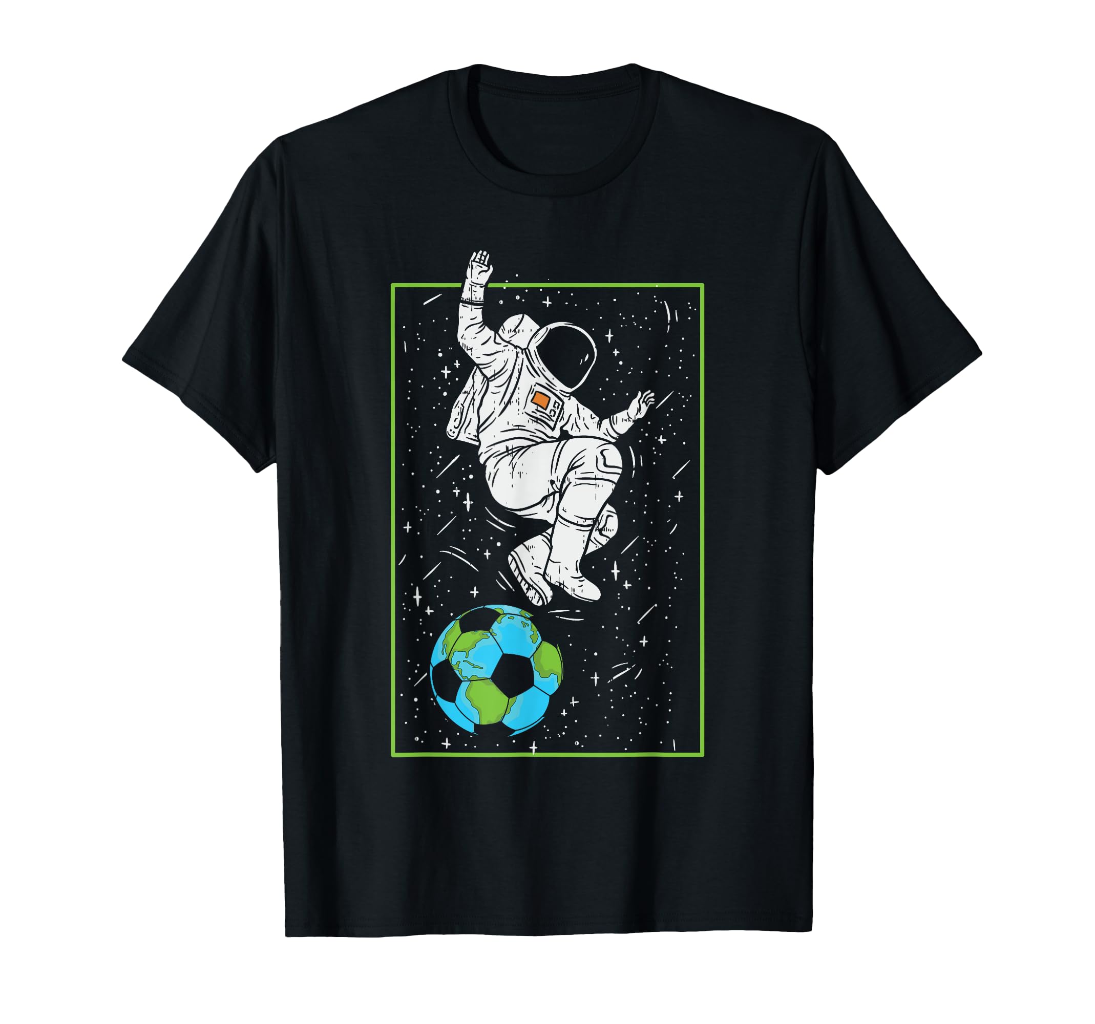 Soccer Astronaut Goalkeeper Sport T-Shirt - Custom Art Print for Adults