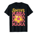 Soccer Mama Ice Cream Drip Game Soccer T-Shirt - Graphic Print for Adults