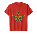 Moorish American Morocco Flag T-Shirt - Novelty Apparel for Adults
