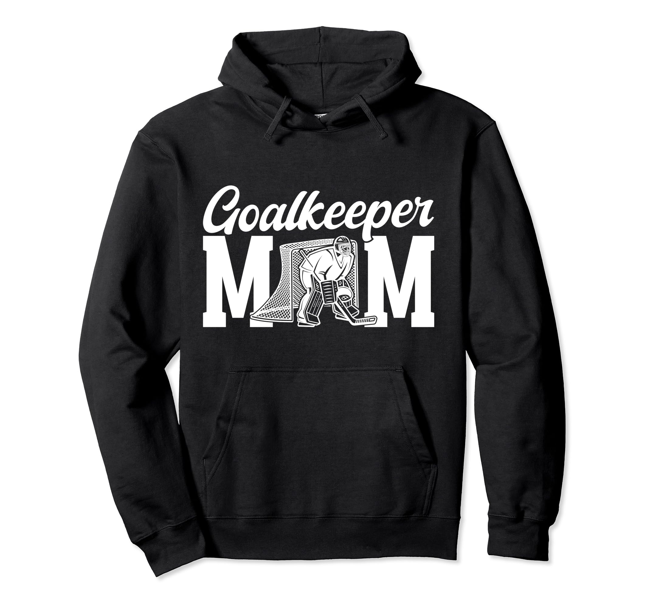 Ice Hockey Goalkeeper Mom Hockey Goalie Hoodie - Trendy Graphic Unisex