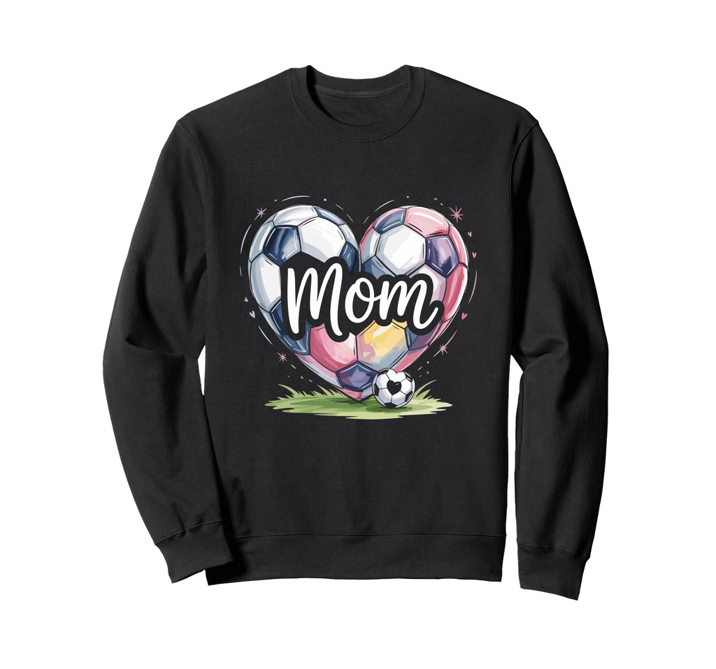 Game Day Team Sports Heart Mothers Sweatshirt - Trendy Graphic for Adults