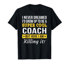 Funny Coach Thank You Appreciation Gift T-Shirt - Trendy Graphic Unisex
