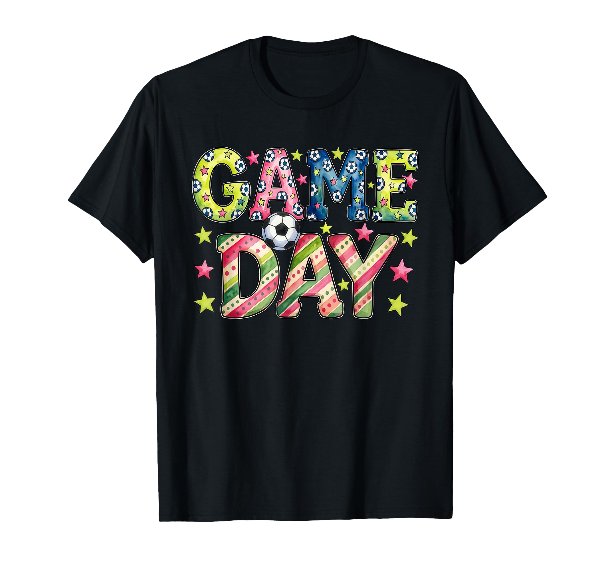 Soccer Game Day And T-Shirt - Trendy Graphic for Adults